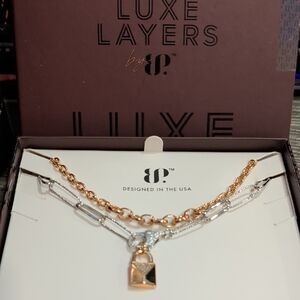 Luxe Layers Gold and Silver Necklace